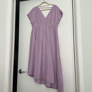 Purple Linen dress NWT